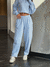 Calça Alicia Moletom Azul Bebe - Estação Store - Moda Feminina Elegante e Moderna  | Compre Agora e Arrase!