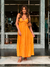 Vestido Adele Midi Laranja