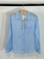 Camisa Bibi Manga Longa Azul