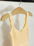 Vestido Marilia Recorte Lateral Amarelo - comprar online