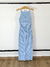 Vestido Ticiane Decote V Azul