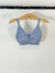 Cropped Top Lia Decote V Azul
