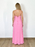 Vestido Luisa Decote V Midi Rosa - comprar online