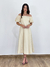 Vestido Longo Franci Gratitudine Bege - comprar online