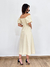 Vestido Longo Franci Gratitudine Bege - Estação Store - Moda Feminina Elegante e Moderna  | Compre Agora e Arrase!