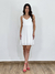 Vestido Curto Pegagi Off Crepe - comprar online