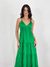 Vestido Cetim Ana Verde Com Alças - loja online