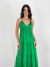 Vestido Cetim Ana Verde Com Alças - loja online