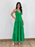 Vestido Cetim Ana Verde Com Alças - comprar online