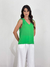 Regata Coulisse Basic Verde - Estação Store - Moda Feminina Elegante e Moderna  | Compre Agora e Arrase!