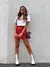 Mini Saia Bolsos Frontais Laurene