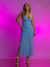 Vestido Bella Azul Longo Amb