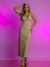 Vestido Bella Bege Longo Amb - comprar online