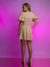 Vestido Ester Curto Em Laise Cintura Imperio Bege Amb na internet