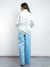 Calça Bianca Ampla Azul Amb na internet