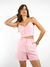 Cropped Vanessa Alfaiataria Rosa Amb