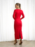 Vestido Heloisa Vermelho Super Midi Amb na internet