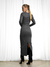 Vestido Heloisa Cinza Super Midi Amb - Estação Store - Moda Feminina Elegante e Moderna  | Compre Agora e Arrase!