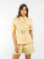 Camisa Fernanda Acinturada Amarelo Amb na internet