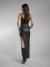 Saia Clara Assimetrica Couro Eco Preto Amb - Estação Store - Moda Feminina Elegante e Moderna  | Compre Agora e Arrase!