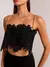 Top Cropped Com Renda - comprar online