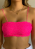 Top De Renda Myft Rosa Neon - comprar online