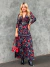 Vestido Longo Brilho Tropical Farm
