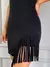 Vestido Franjas Tenesi - Estação Store - Moda Feminina Elegante e Moderna  | Compre Agora e Arrase!