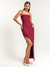 Vestido Ivete Bordo Super Midi Amb