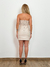 Vestido Jasmin Curto Bordado Bege na internet