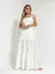 Vestido Karina Off Longo Tricoline Amb - comprar online