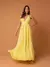 Vestido Kushi Longo Amarelo Amb - comprar online