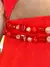 Vestido Lina Detalhe De Pedras Vermelho na internet