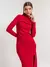 Vestido Rubia Vermelho Midi Manga Longa Amb - comprar online