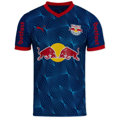 Camisa Red Bull Bragantino II 25/26 - Torcedor Puma Masculina - Azul com todos os patrocínios - comprar online