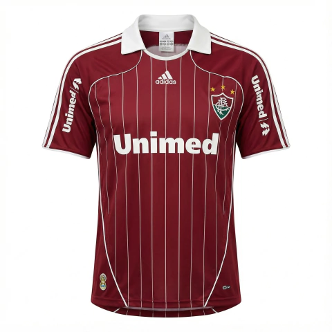 Camisa Fluminense I 2007/08 Adidas Retrô Masculina - Tricolor Unimed - comprar online
