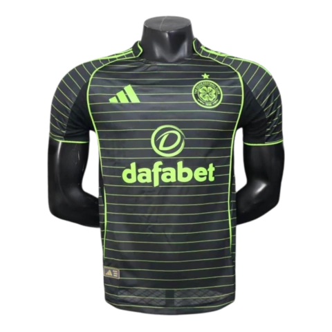Camisa Celtic II 25/26 - Jogador Adidas Masculina - Preta e verde