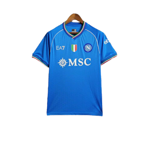 Camisa Napoli I 23/24 - Torcedor EA7 Masculina - Azul