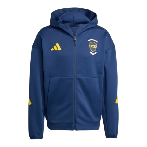 Jaqueta Corta-Vento Boca Juniors Hino 24/25 - Masculina Adidas - Azul
