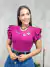 Blusa Borboleta Pedraria