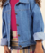 JAQUETA JEANS AZUL MEDIO BUGBEE - comprar online