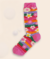 MEIA CANO ALTO ESTAMPADA RAINBOW FLORAL
