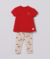 CONJUNTO BLUSA MALHA E LEGGING CEREJINHAS BUGBEE