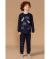 PIJAMA CAMISETA MANGA LONGA COM CALCA MARINHO DINO BUGBEE - comprar online