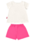 CONJUNTO BLUSA E SHORT MOLETOM NATURAL BEE LOOP na internet