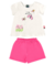 CONJUNTO BLUSA E SHORT MOLETOM NATURAL BEE LOOP - comprar online
