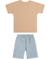 CONJUNTO CAMISETA SUEDINE+BERMUDA MOLETOM CHARPEY - comprar online