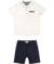 CONJUNTO BATA TRICOLINE/BERMUDA SARJA CHARPEY