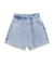 SHORT-SAIA EM JEANS AZUL CLARO GLOSS