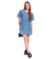 VESTIDO EM JEANS AZUL MEDIO GLOSS